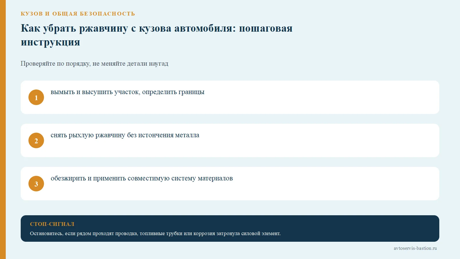Порядок проверки: Как убрать ржавчину с кузова автомобиля: пошаговая инструкция